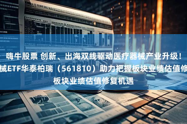 嗨牛股票 创新、出海双线驱动医疗器械产业升级!医疗器械ETF华泰柏瑞(561810)助力把握板块业绩估值修复机遇